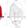 LED светильник ЗОМ-80LED >32cd, тип «Б», 30-265V AC/DC, IP54 - Интернет-магазин ламп и светильников для растений в Екатеринбурге, ДНАТ.РФ