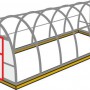Теплица " Ладога" 3*8 метра - Интернет-магазин ламп и светильников для растений в Екатеринбурге, ДНАТ.РФ